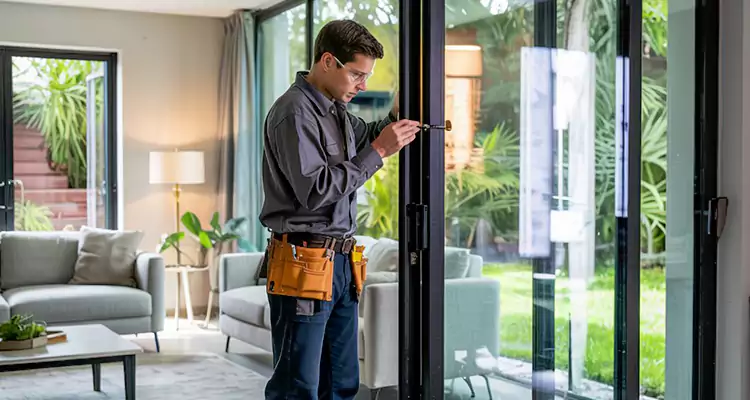 Sliding Door Jamb Lock Repair in Boynton Beach, FL