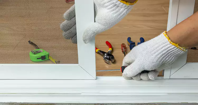 Sliding Glass Door Off Rails Repair in Boynton Beach, FL