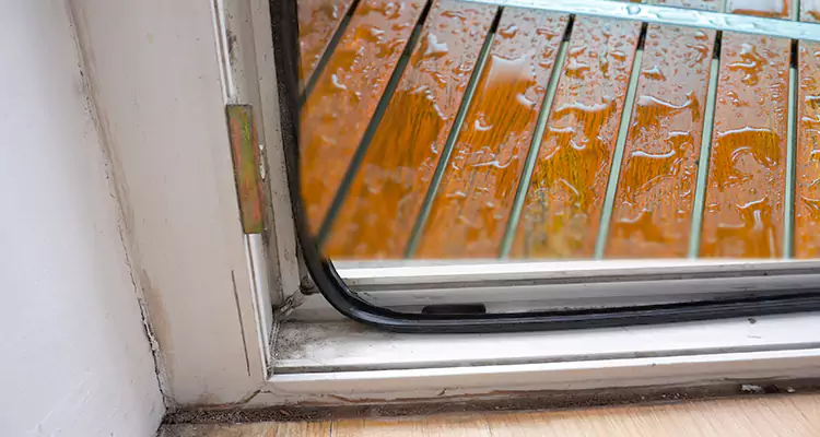 Water Leaking Wooden Patio Doors Repair in Boynton Beach, FL